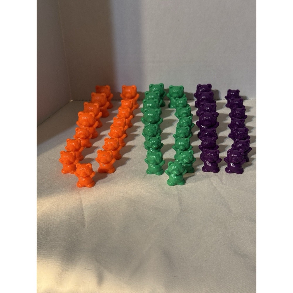 Counting Bears Set Learning Counting Color & Sorting Toy Math Educational 87 Pcs - Picture 8 of 8
